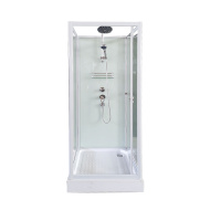 2016 wholesale tempered glass portable shower room luxury shower cabin steam shower cabin