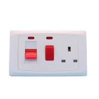 lighting electrical wall switch socket 20A 45A cooker unite socket