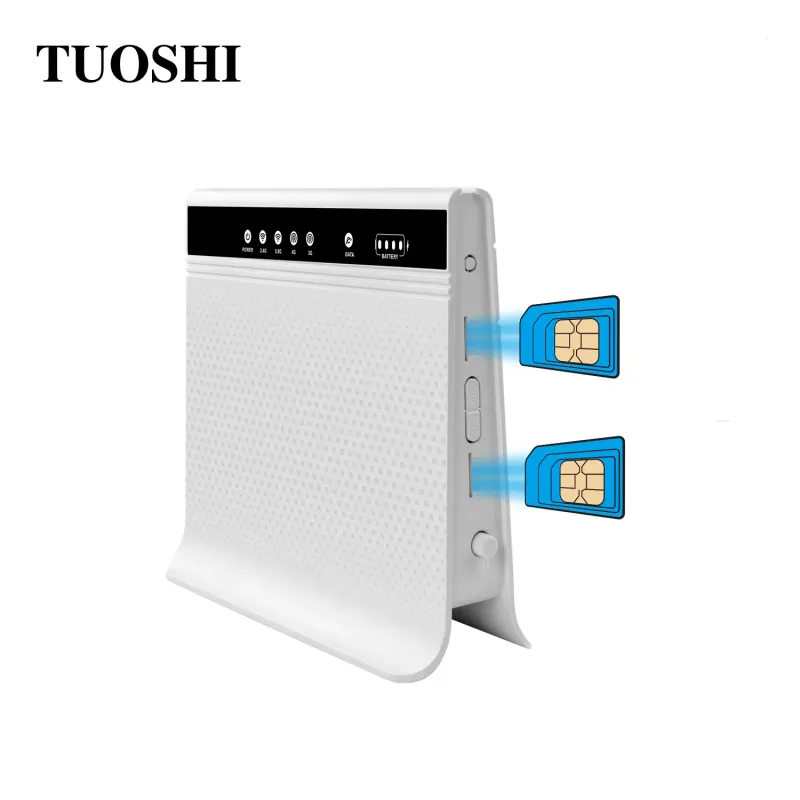 On the head of Accor enter Manufacturer Dual SIM 4G LTE Router Unlock multi sim card slot wifi modem  router 300Mbps backup battery - tradechina.com