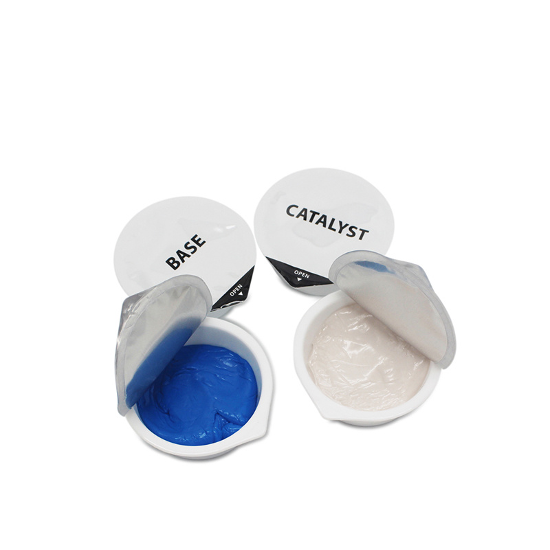 Hot Sale Addition Silicone Material Laboratory Dental Impression Putty With  Dental Tray 